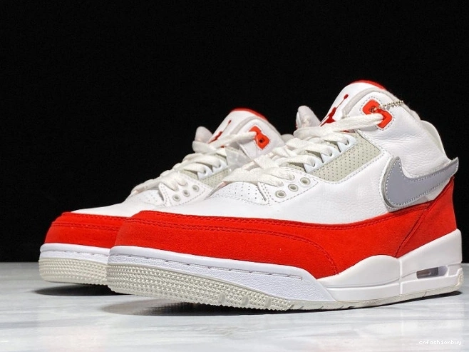 Air CJ0939-100 Red Retro Tinker Jordan 3 University White 0713